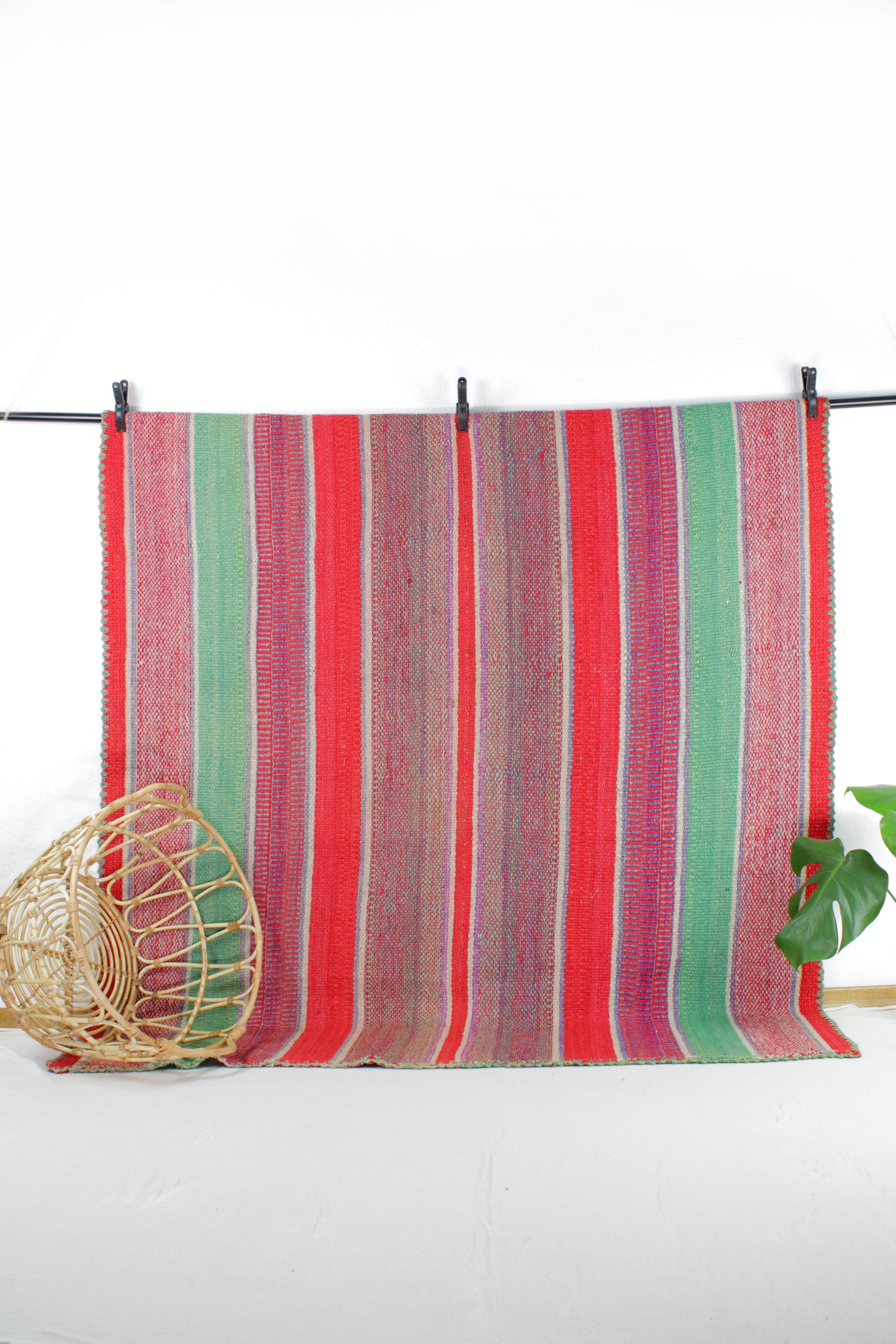 vintage frazada teppich handgewebt aus peru