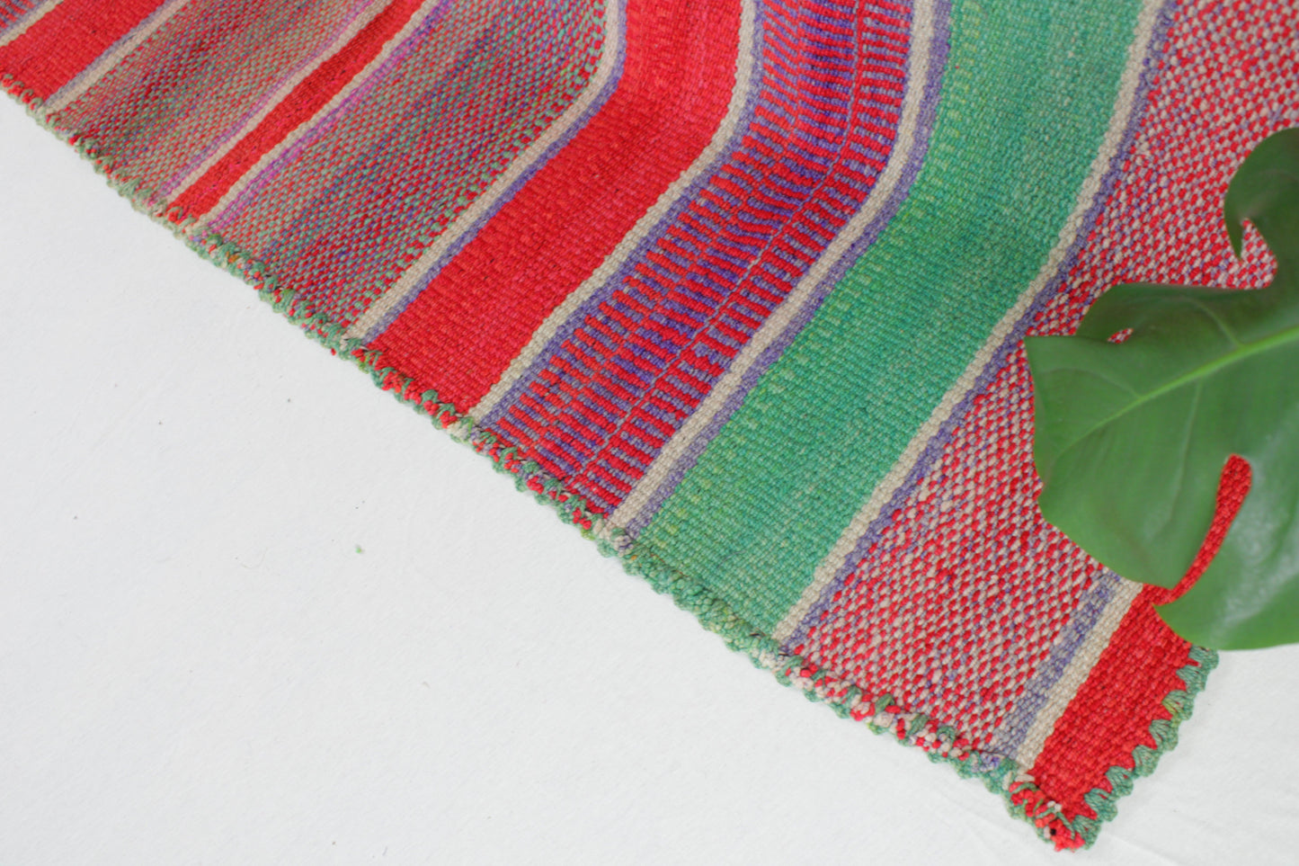 vintage frazada teppich handgewebt aus peru