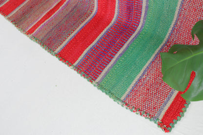 vintage frazada teppich handgewebt aus peru