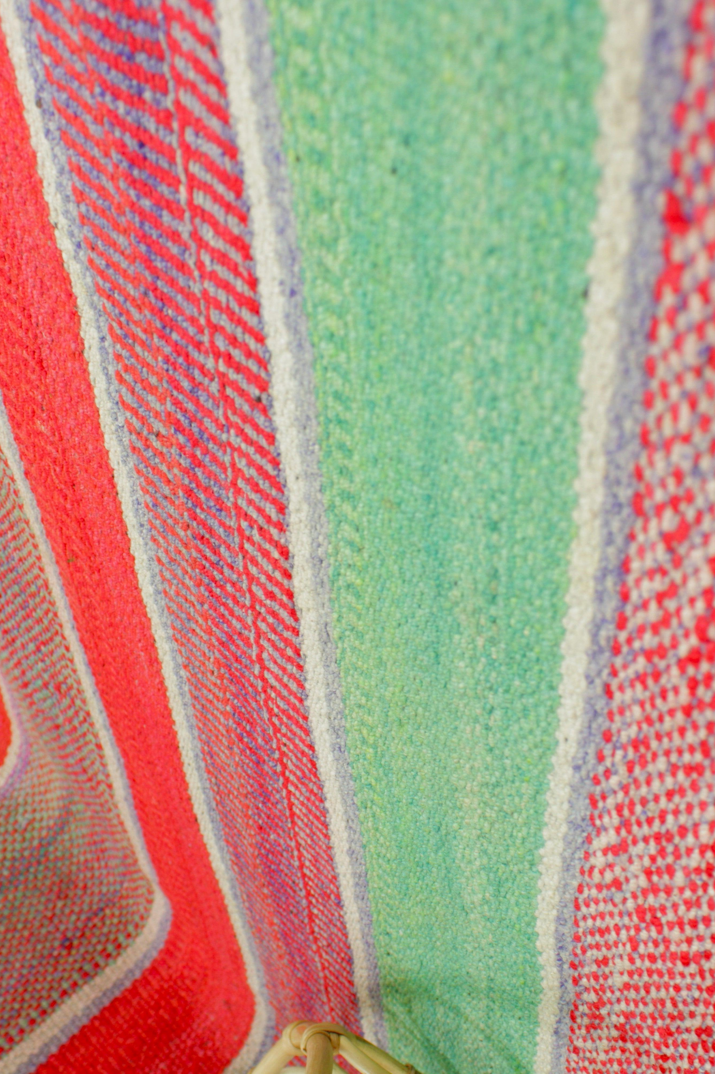 Vintage Frazada rug 168x157 handwoven from Peru