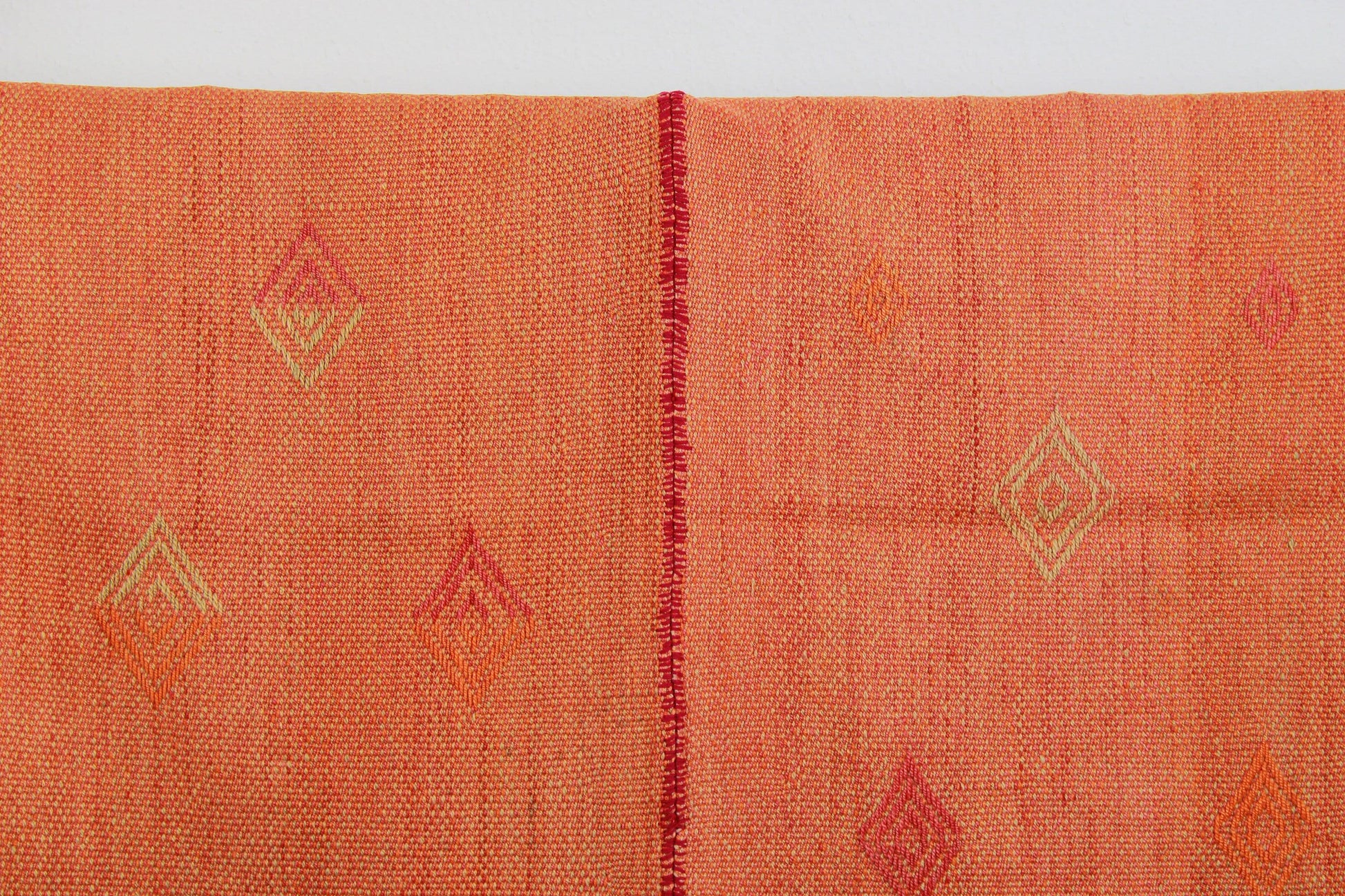 vintage frazada teppich naranja
