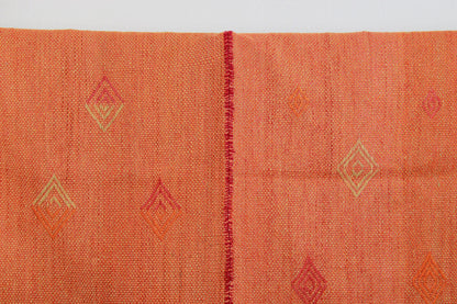vintage frazada teppich naranja